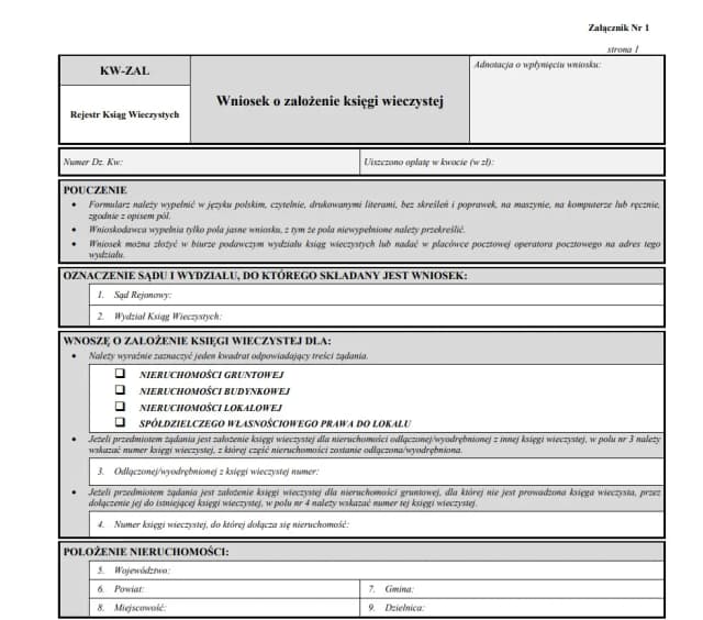 Jak założyć księgę wieczystą na mieszkanie spółdzielcze własnościowe - krok po kroku Jak założyć księgę wieczystą na mieszkanie spółdzielcze własnościowe - krok po kroku